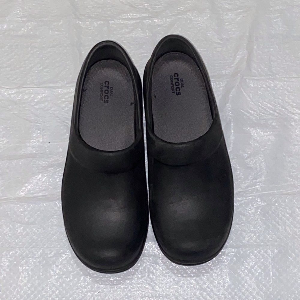CROCS Black Slip-On Clogs